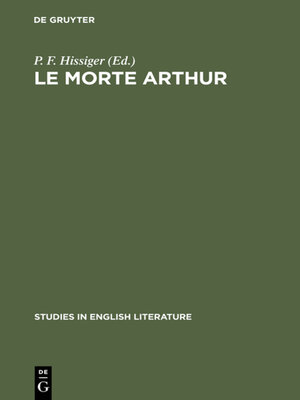 cover image of Le morte Arthur